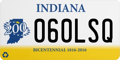 IN license plate 060LSQ