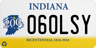 IN license plate 060LSY