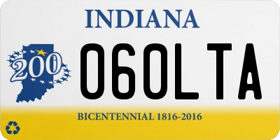IN license plate 060LTA