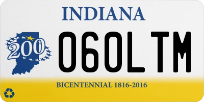 IN license plate 060LTM