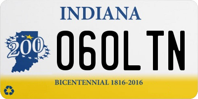 IN license plate 060LTN