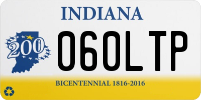 IN license plate 060LTP
