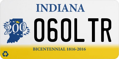 IN license plate 060LTR