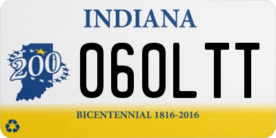 IN license plate 060LTT