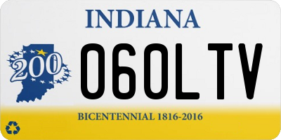 IN license plate 060LTV