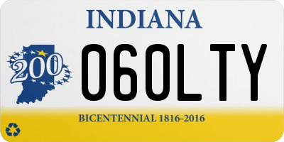 IN license plate 060LTY
