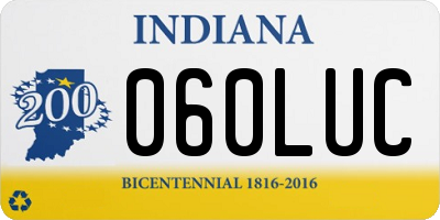 IN license plate 060LUC
