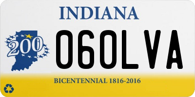 IN license plate 060LVA