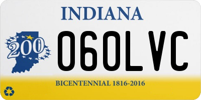IN license plate 060LVC