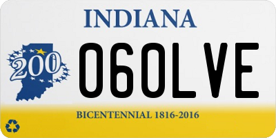 IN license plate 060LVE