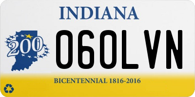 IN license plate 060LVN