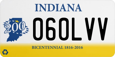 IN license plate 060LVV