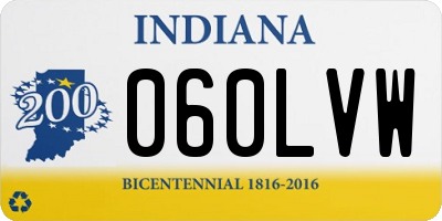 IN license plate 060LVW