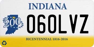 IN license plate 060LVZ