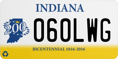 IN license plate 060LWG