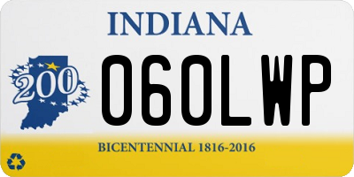 IN license plate 060LWP