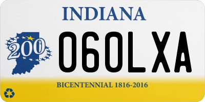 IN license plate 060LXA