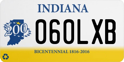 IN license plate 060LXB