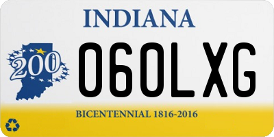 IN license plate 060LXG
