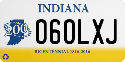 IN license plate 060LXJ
