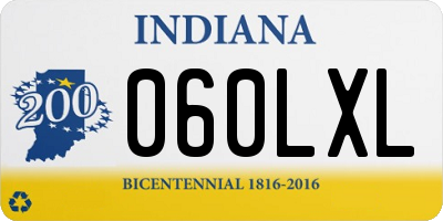 IN license plate 060LXL