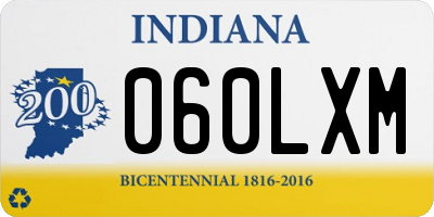 IN license plate 060LXM