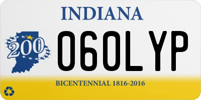 IN license plate 060LYP