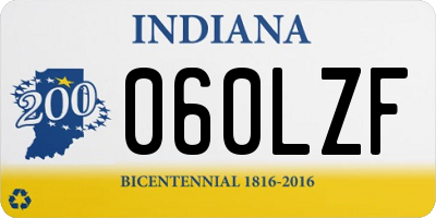 IN license plate 060LZF