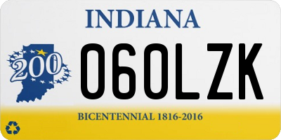 IN license plate 060LZK