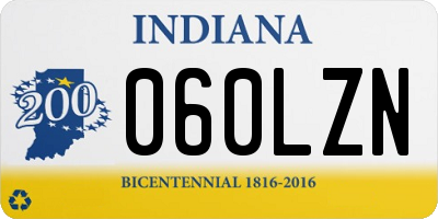 IN license plate 060LZN