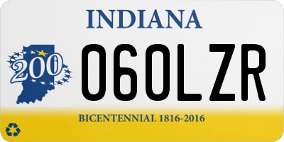 IN license plate 060LZR