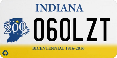 IN license plate 060LZT