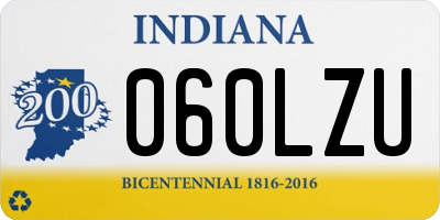 IN license plate 060LZU