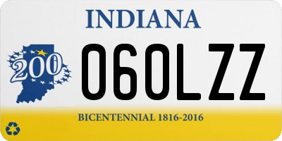 IN license plate 060LZZ