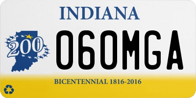 IN license plate 060MGA