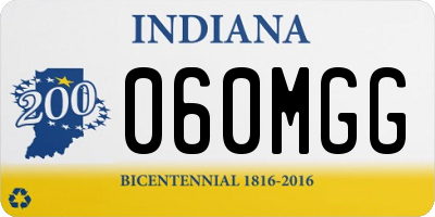 IN license plate 060MGG