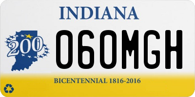 IN license plate 060MGH