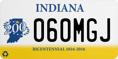 IN license plate 060MGJ