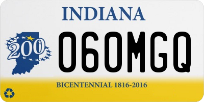 IN license plate 060MGQ