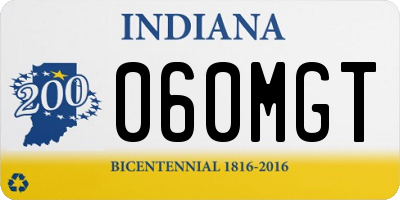 IN license plate 060MGT