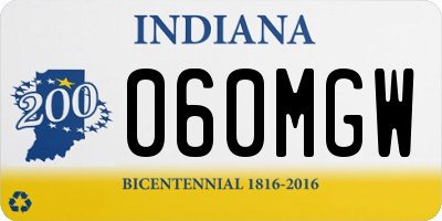 IN license plate 060MGW