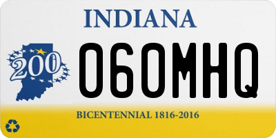 IN license plate 060MHQ