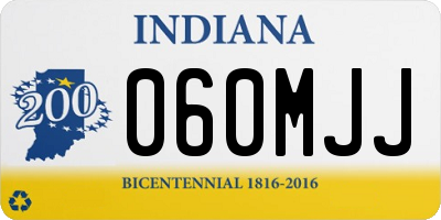 IN license plate 060MJJ
