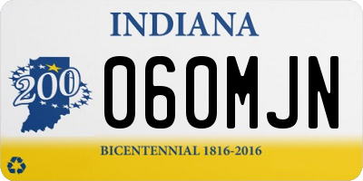 IN license plate 060MJN