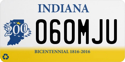 IN license plate 060MJU