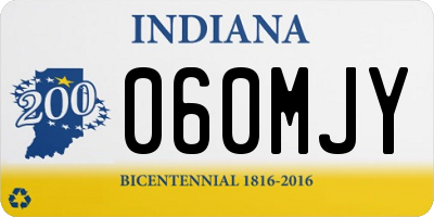 IN license plate 060MJY