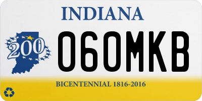 IN license plate 060MKB