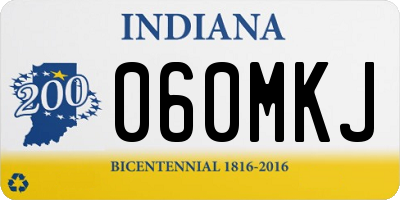 IN license plate 060MKJ