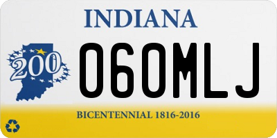 IN license plate 060MLJ