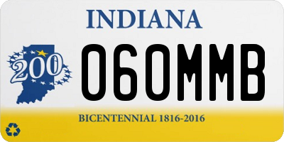 IN license plate 060MMB